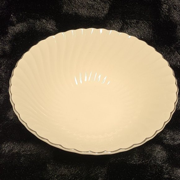 PLATINUM SWIRL - Serving Bowl & Platter Set - Picture 2 of 7